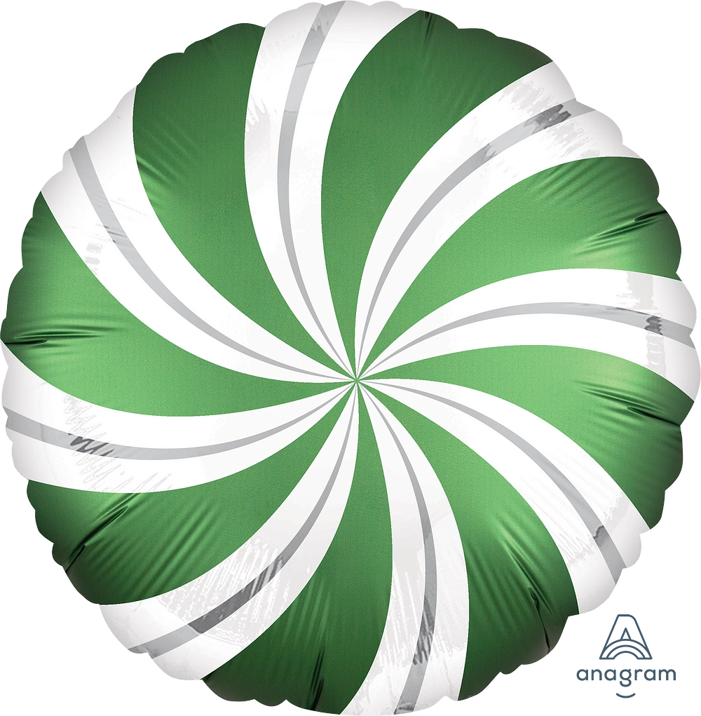 Satin Candy Swirl Green