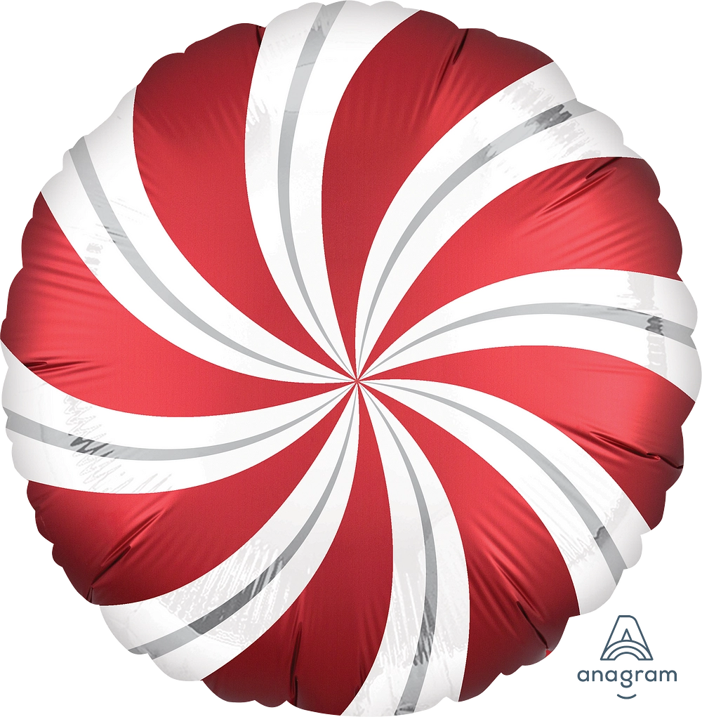 Satin Candy Swirl Red