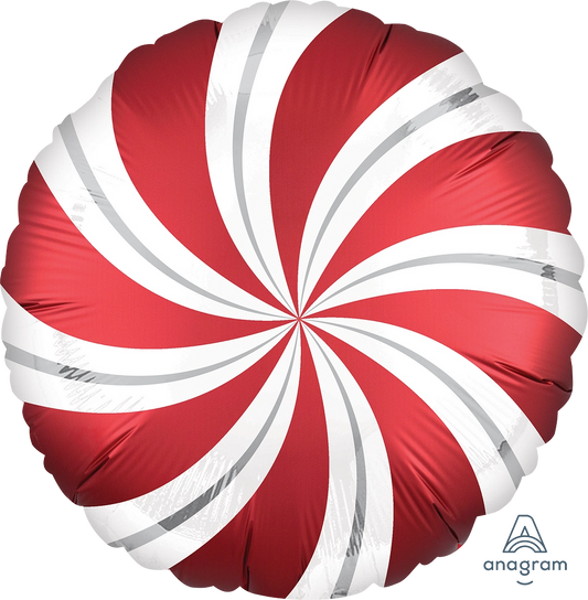 Satin Candy Swirl Red