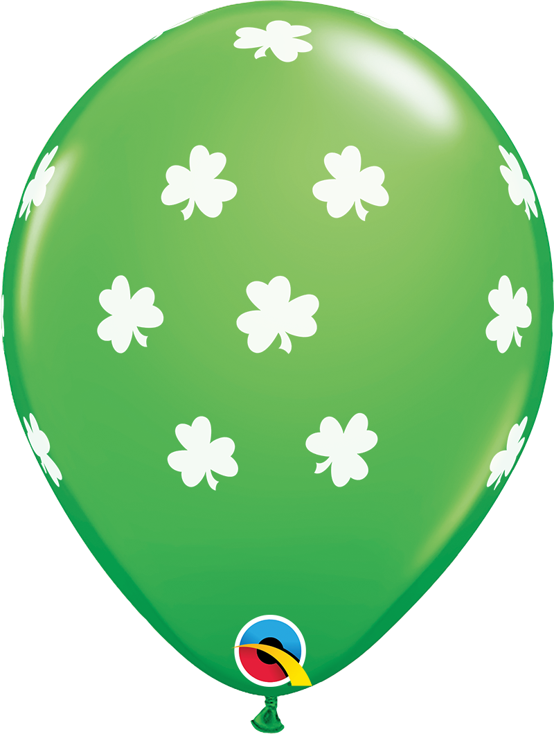 11" Latex - Shamrocks