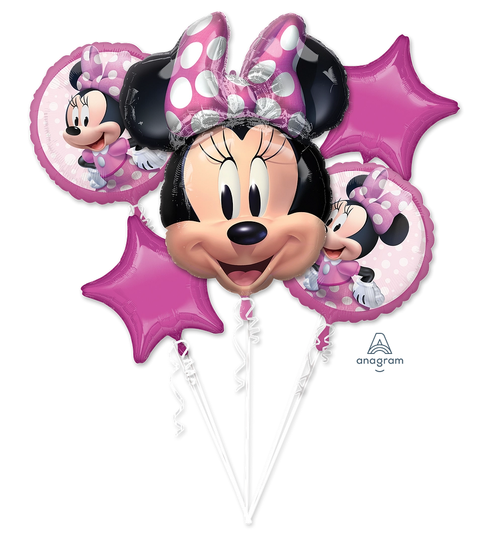 Minnie Mouse - Foil Balloon Bouquet