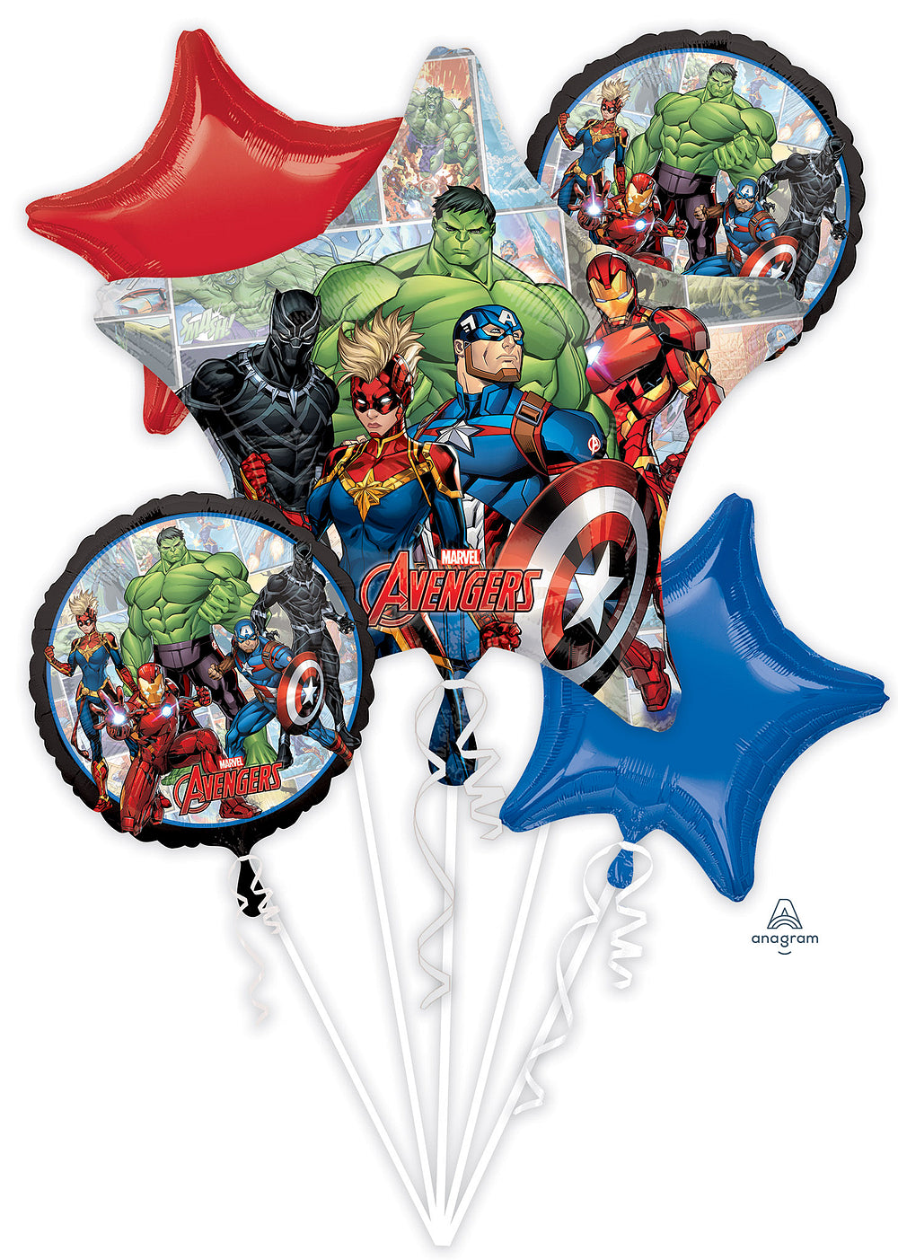Avengers - Foil Balloon Bouquet