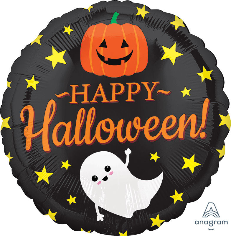 Ghost, Pumpkin and Stars