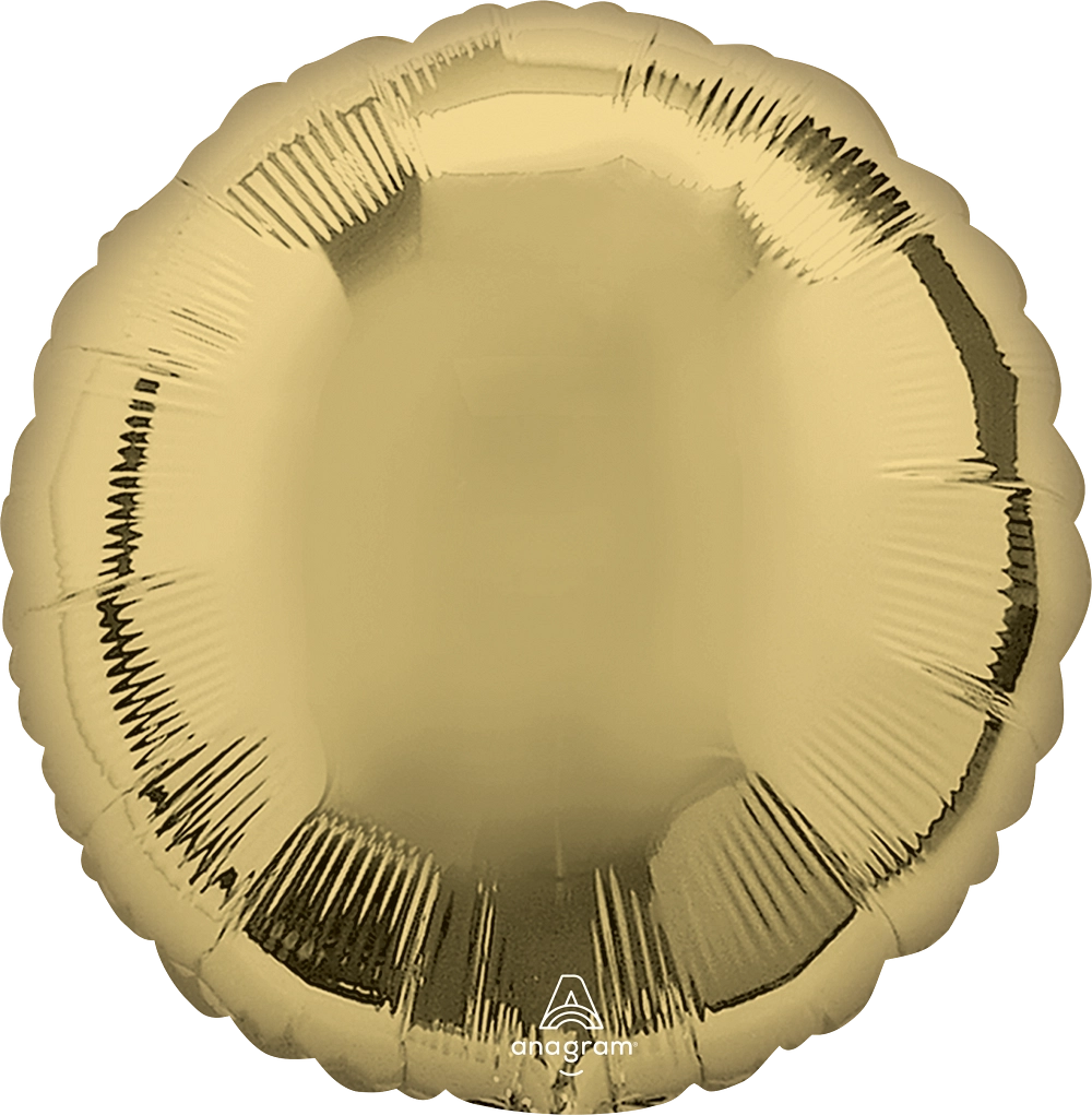 17" White Gold Circle Foil