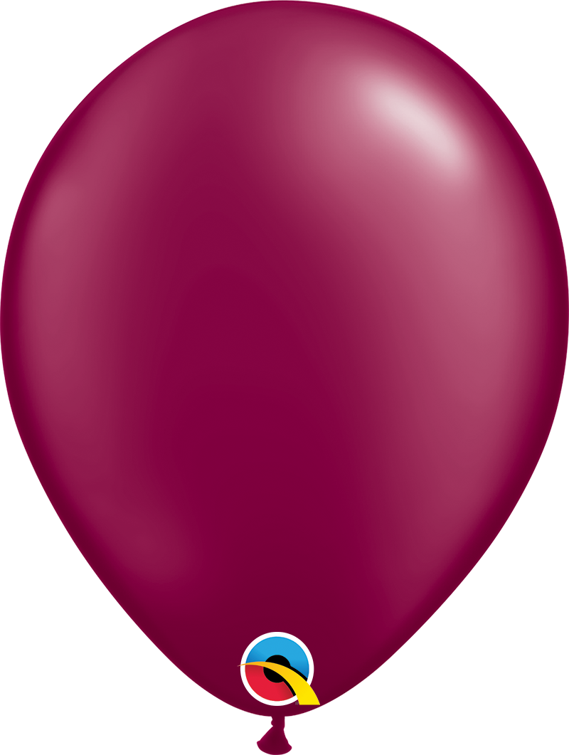 11" Latex - Pearl Burgundy