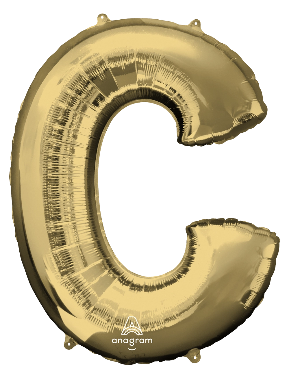 Large White Gold Letters
