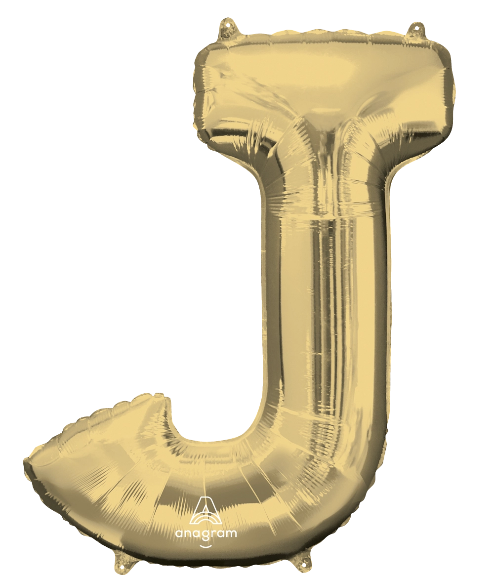 Large White Gold Letters