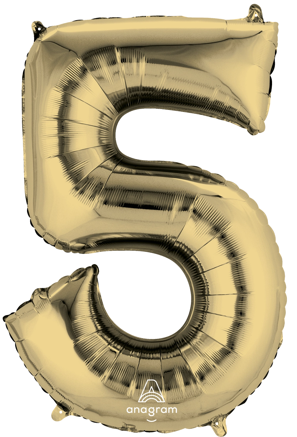 34" Large White Gold Numbers