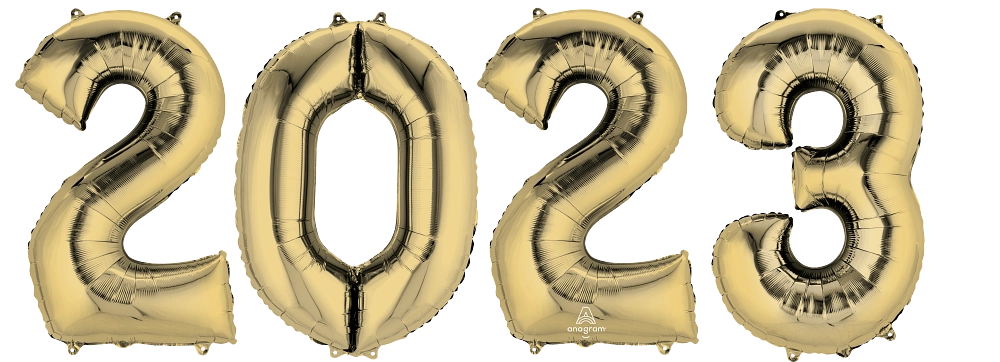 2023 White Gold Number Set