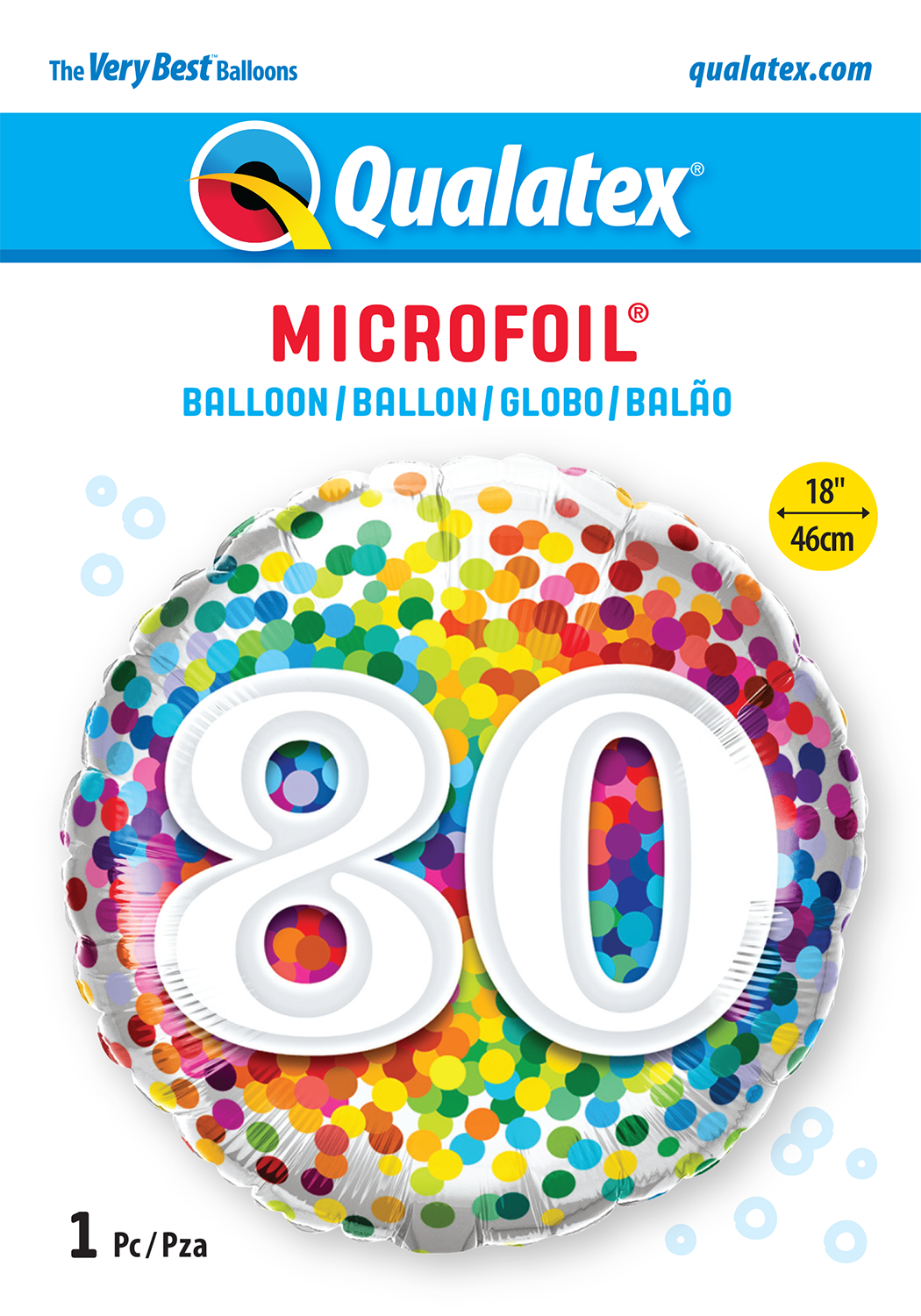 Rainbow Confetti 80