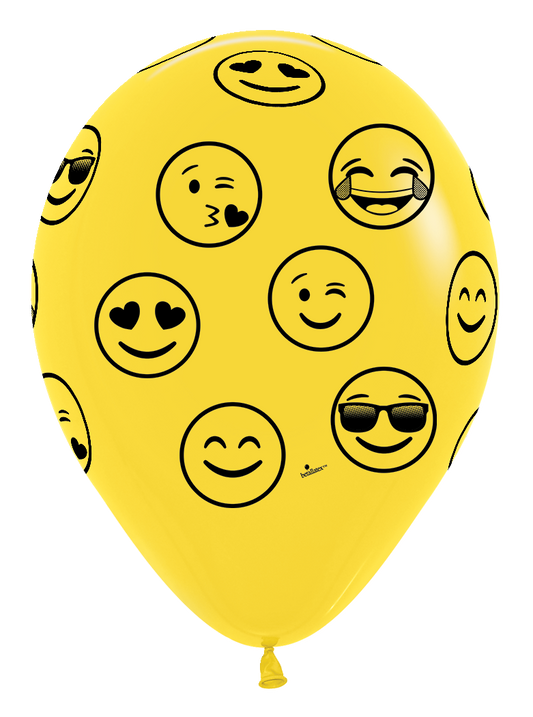 11" Latex - Emoji Faces