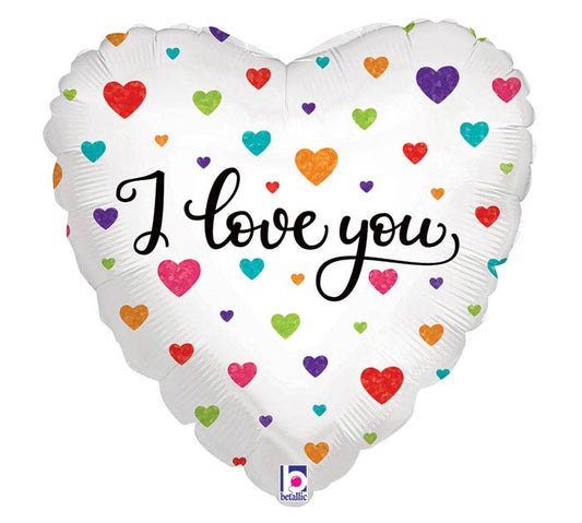 I Love You Colorful Hearts