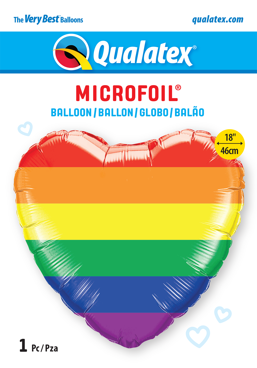 Rainbow Stripes Heart
