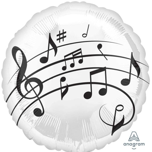 Music Notes - Foil Balloon