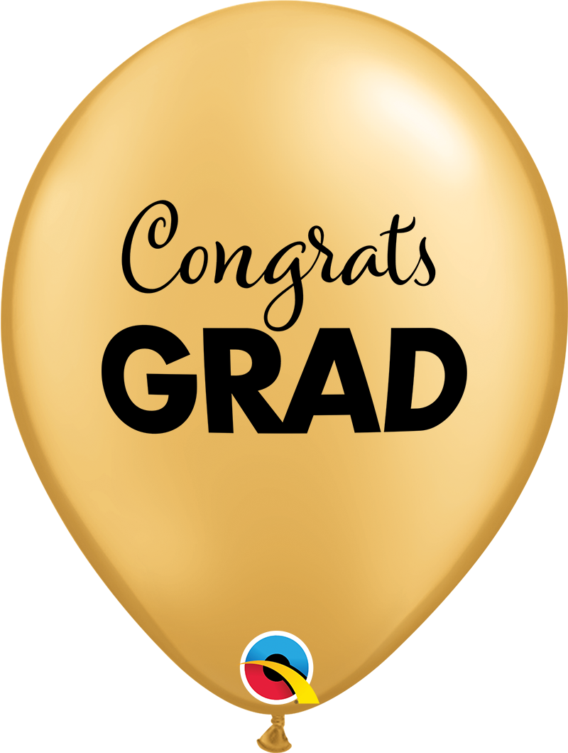 11" Latex - Simply Congrats Grad