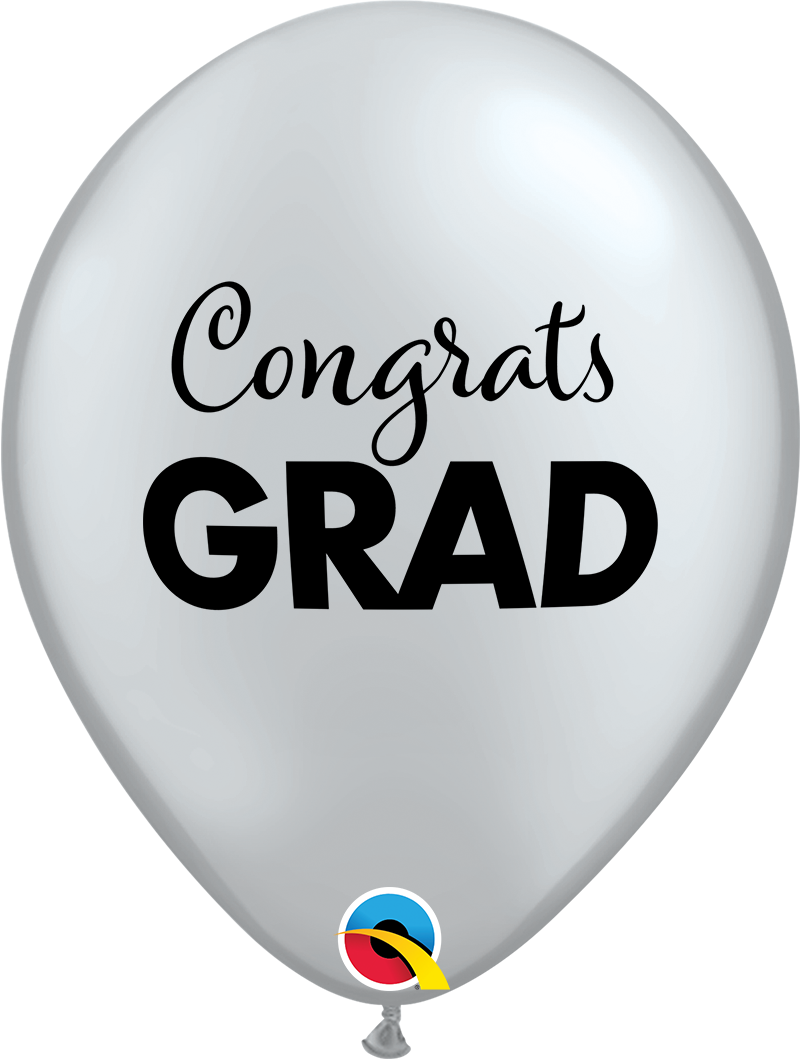 11" Latex - Simply Congrats Grad