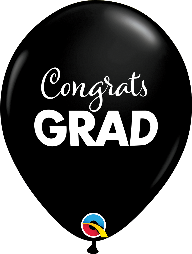 11" Latex - Simply Congrats Grad