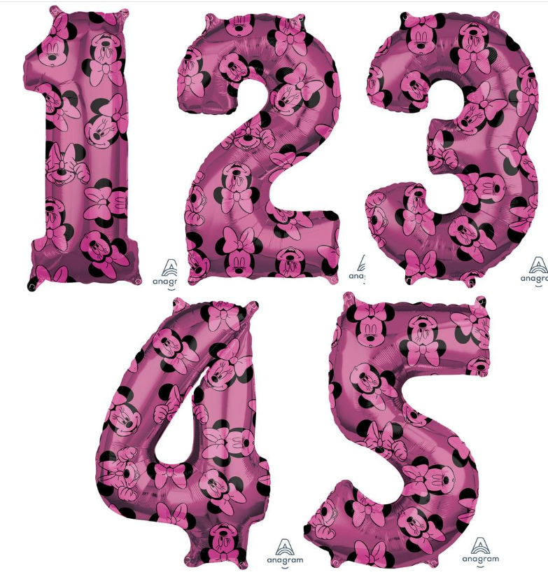Numbers - Minnie Mouse