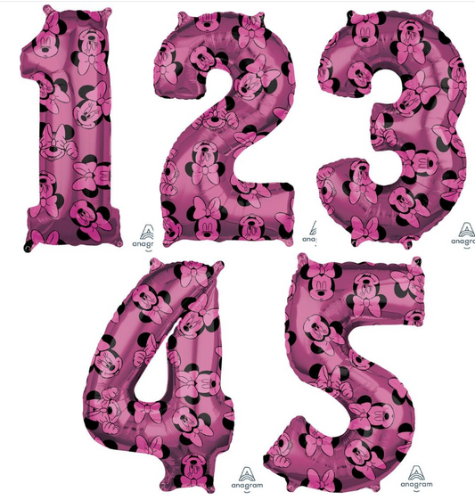 Numbers - Minnie Mouse