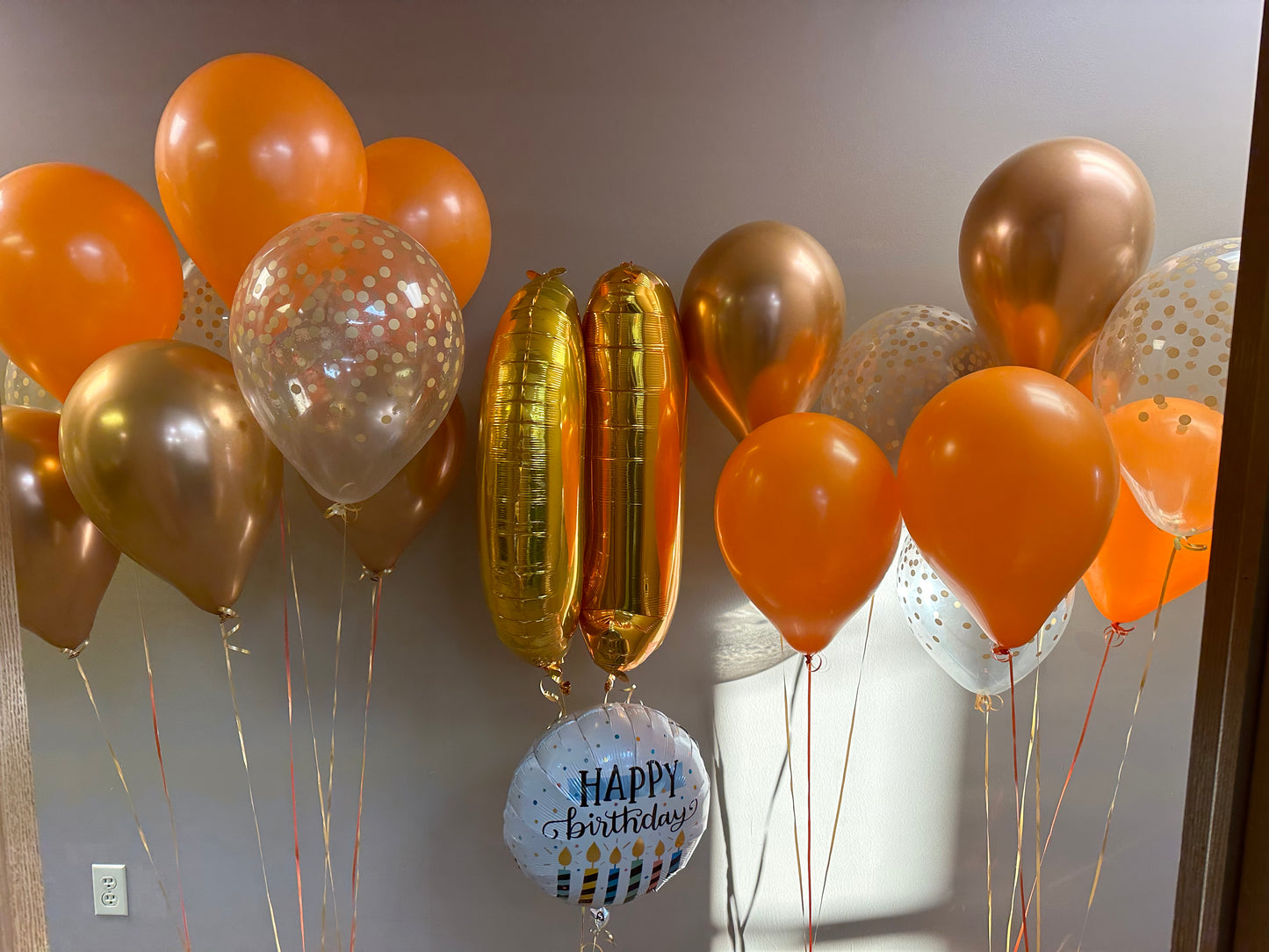 11" Latex - Orange
