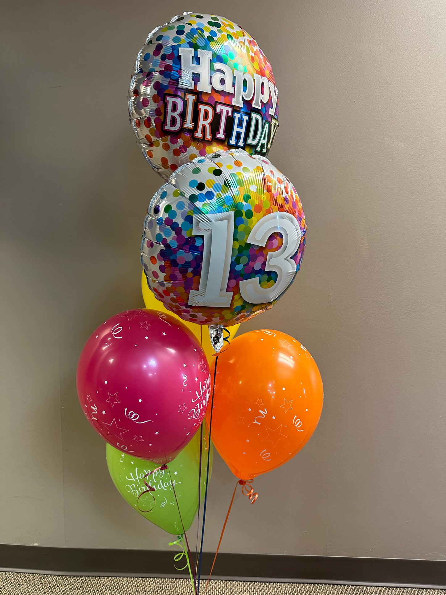 Happy Birthday - Rainbow Confetti