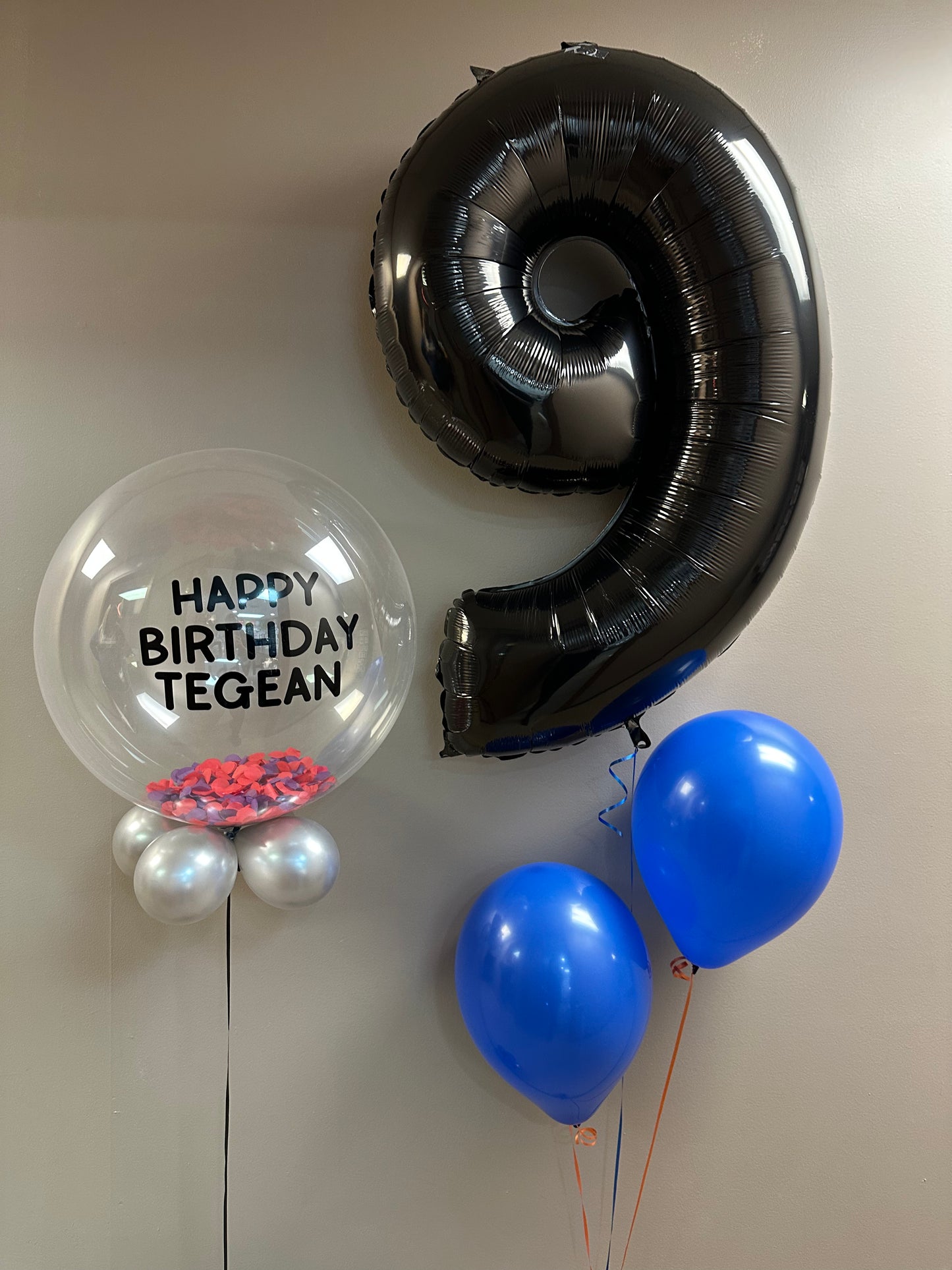 34" Large Black Numbers