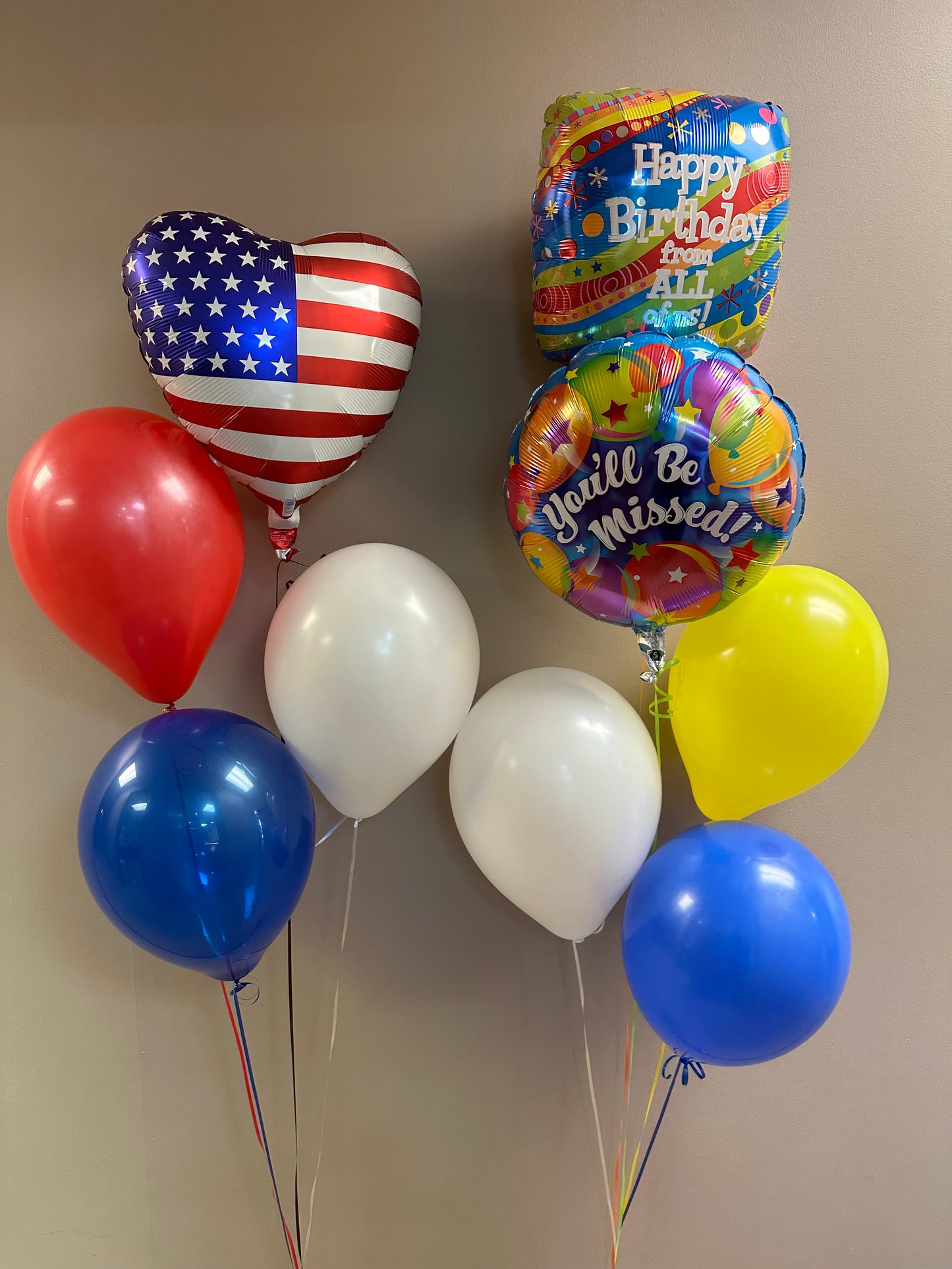 Heart USA Flag