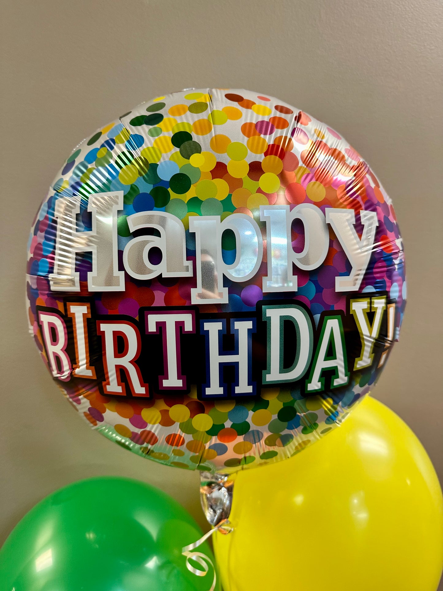 Happy Birthday - Rainbow Confetti