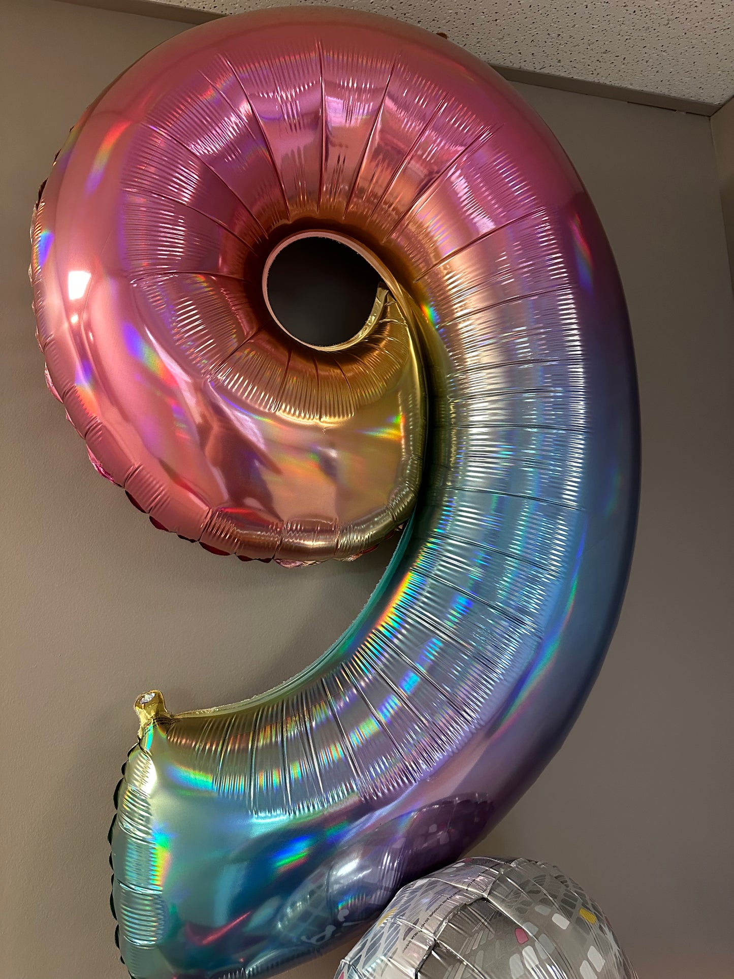 40" Opal Rainbow Number