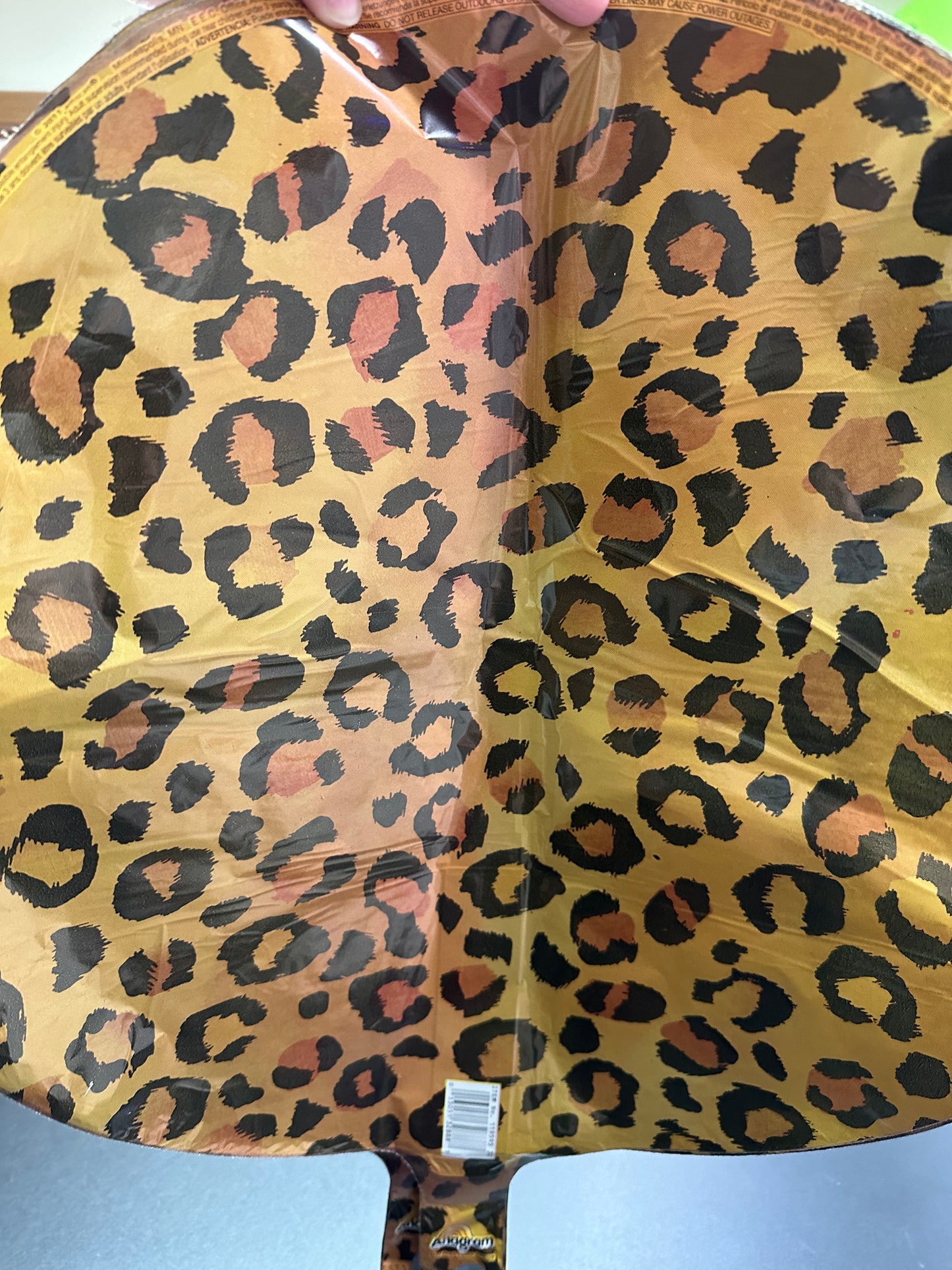 Leopard/Cheetah Spots Pattern - Round Mylar Balloon