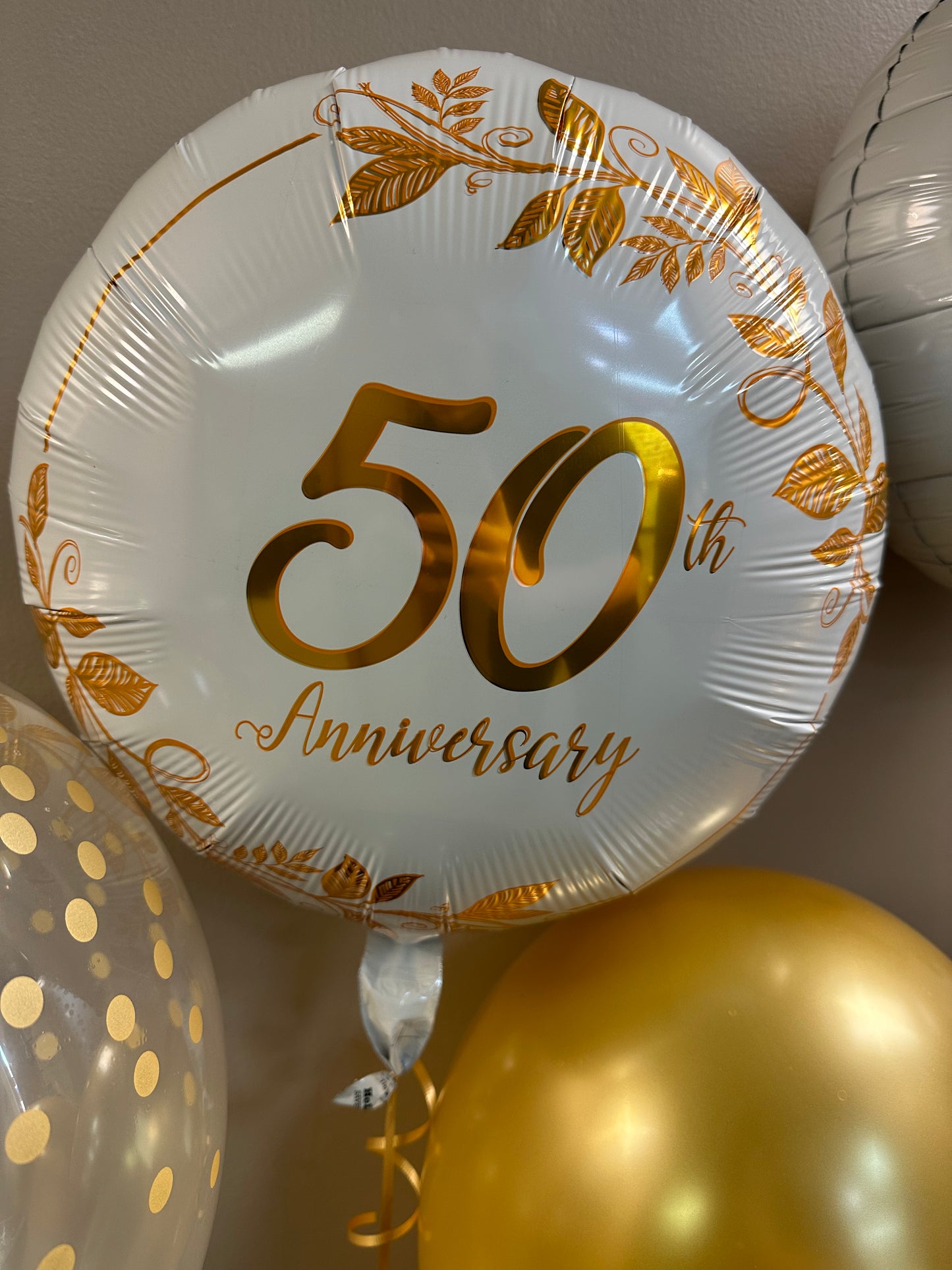 17" 50th Anniversary Foil Balloon