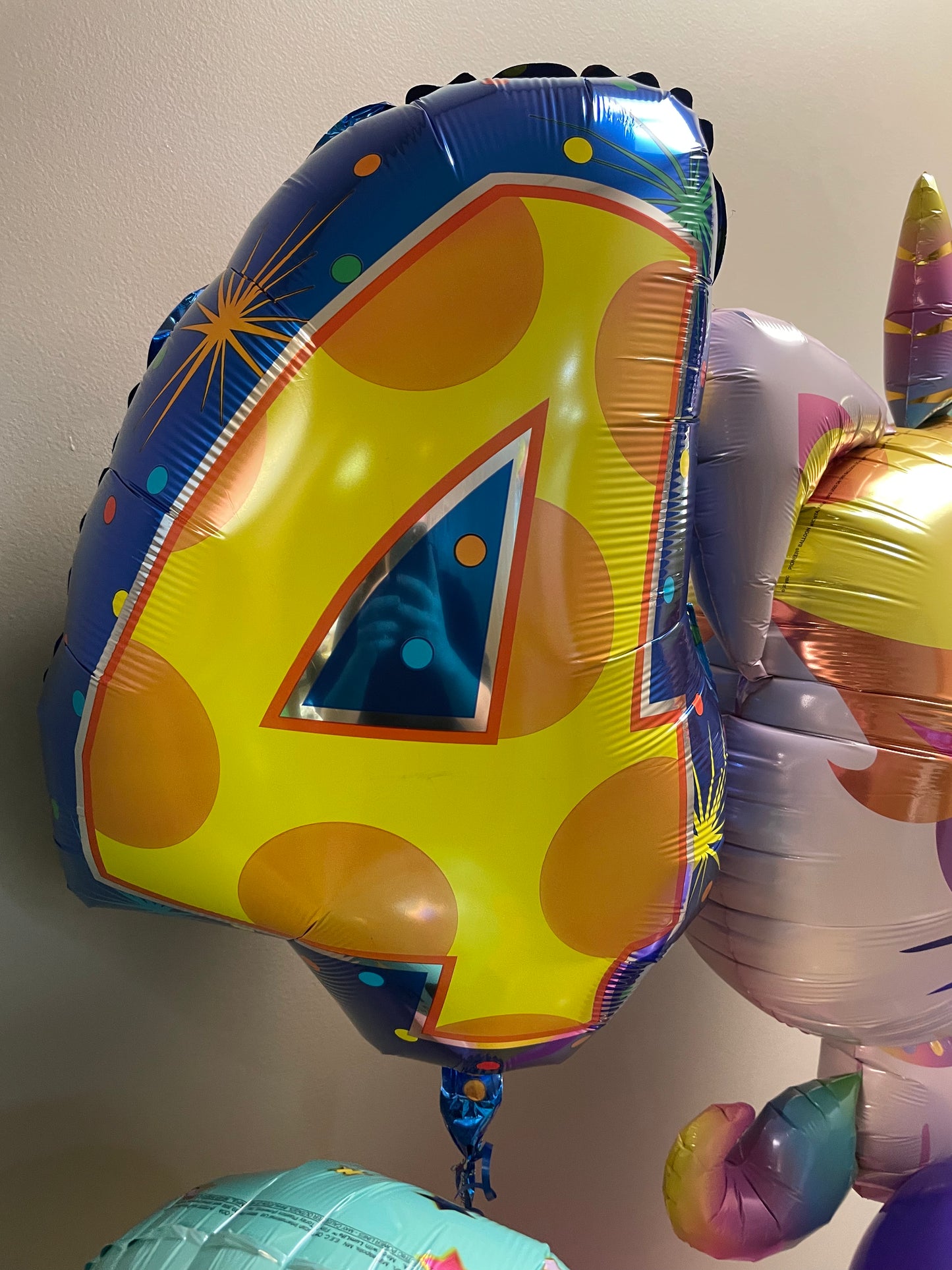 20" Colorful Jr Numbers Foil Balloon