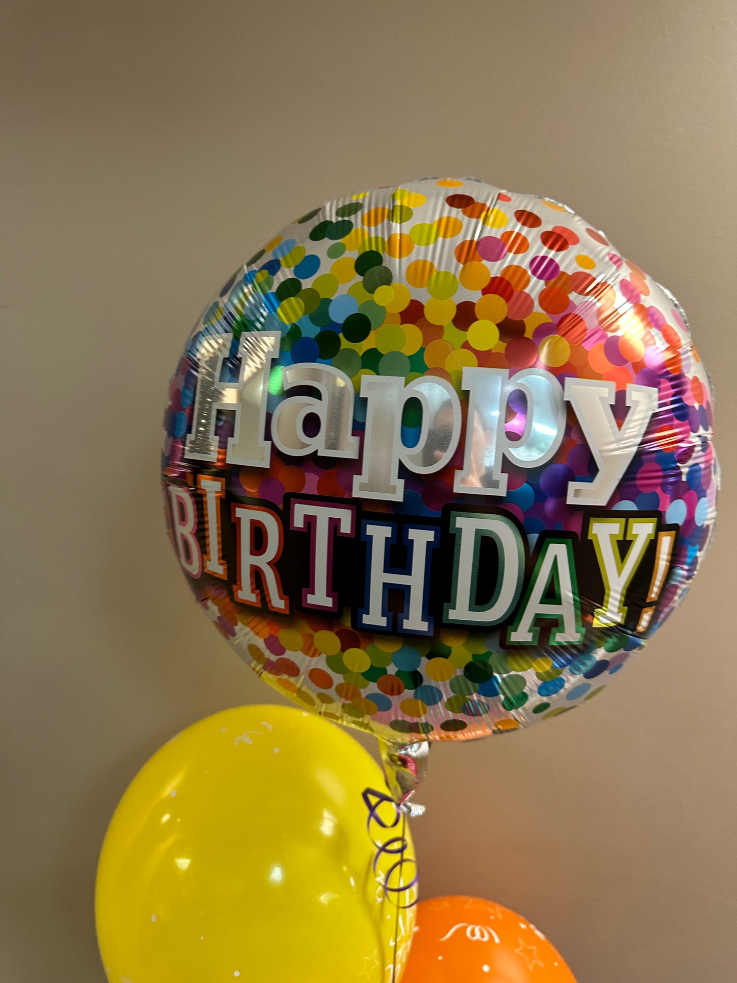 Happy Birthday - Rainbow Confetti