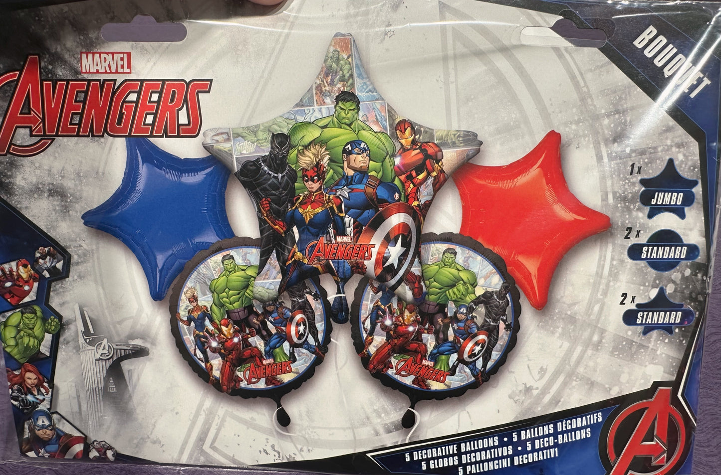 Avengers - Foil Balloon Bouquet