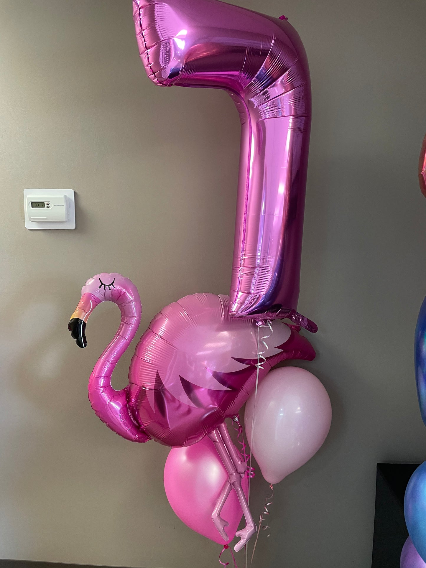 34" Large Magenta Numbers