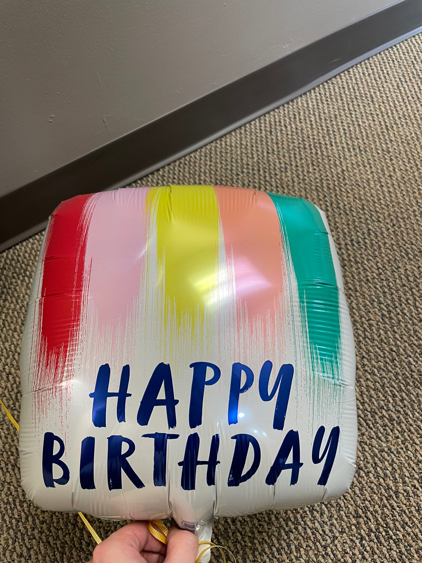 Happy Birthday - Paint Stripes