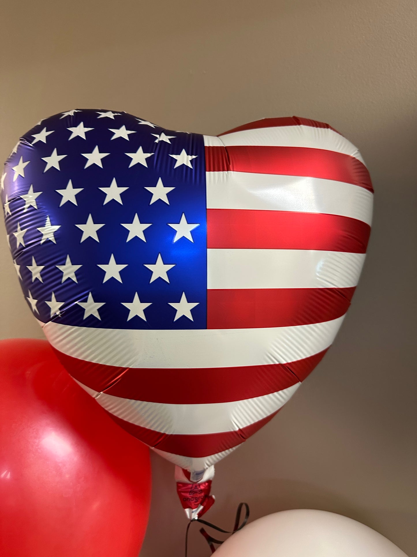 Heart USA Flag