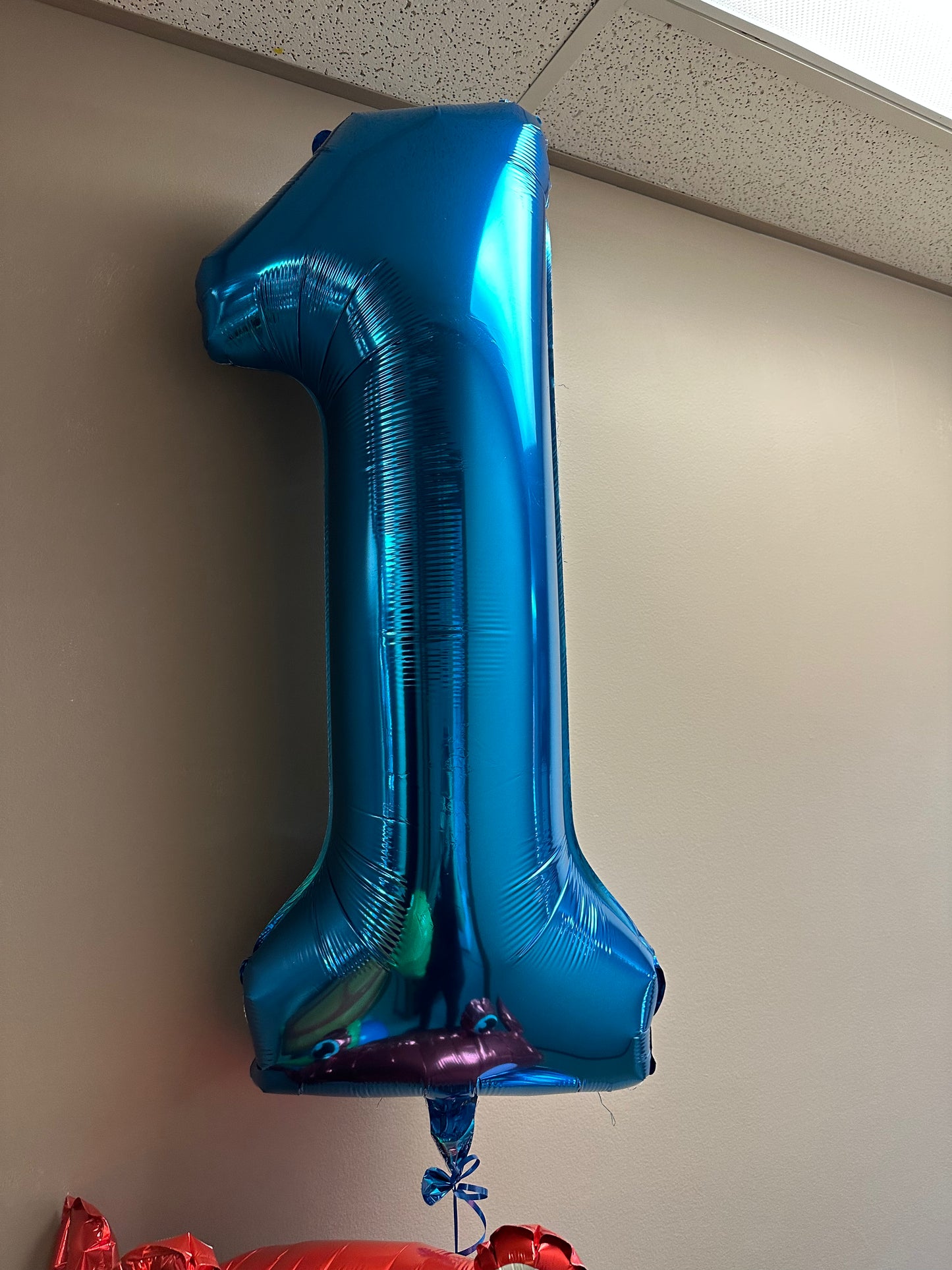 Large 34" Blue Numbers