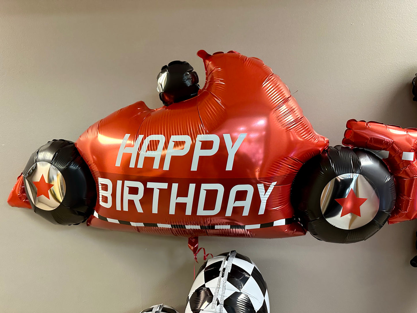 Happy Birthday Race Car - SuperShape