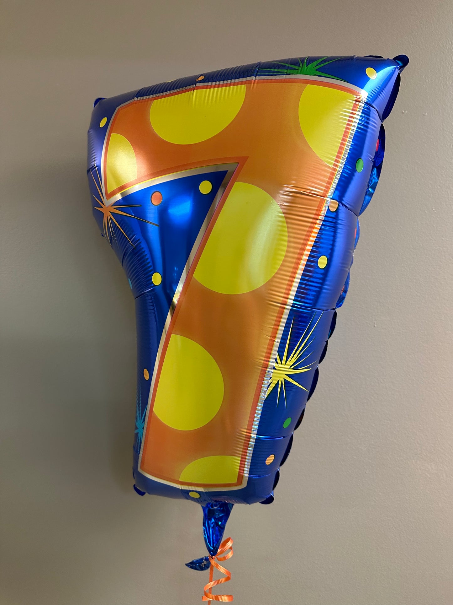 20" Colorful Jr Numbers Foil Balloon