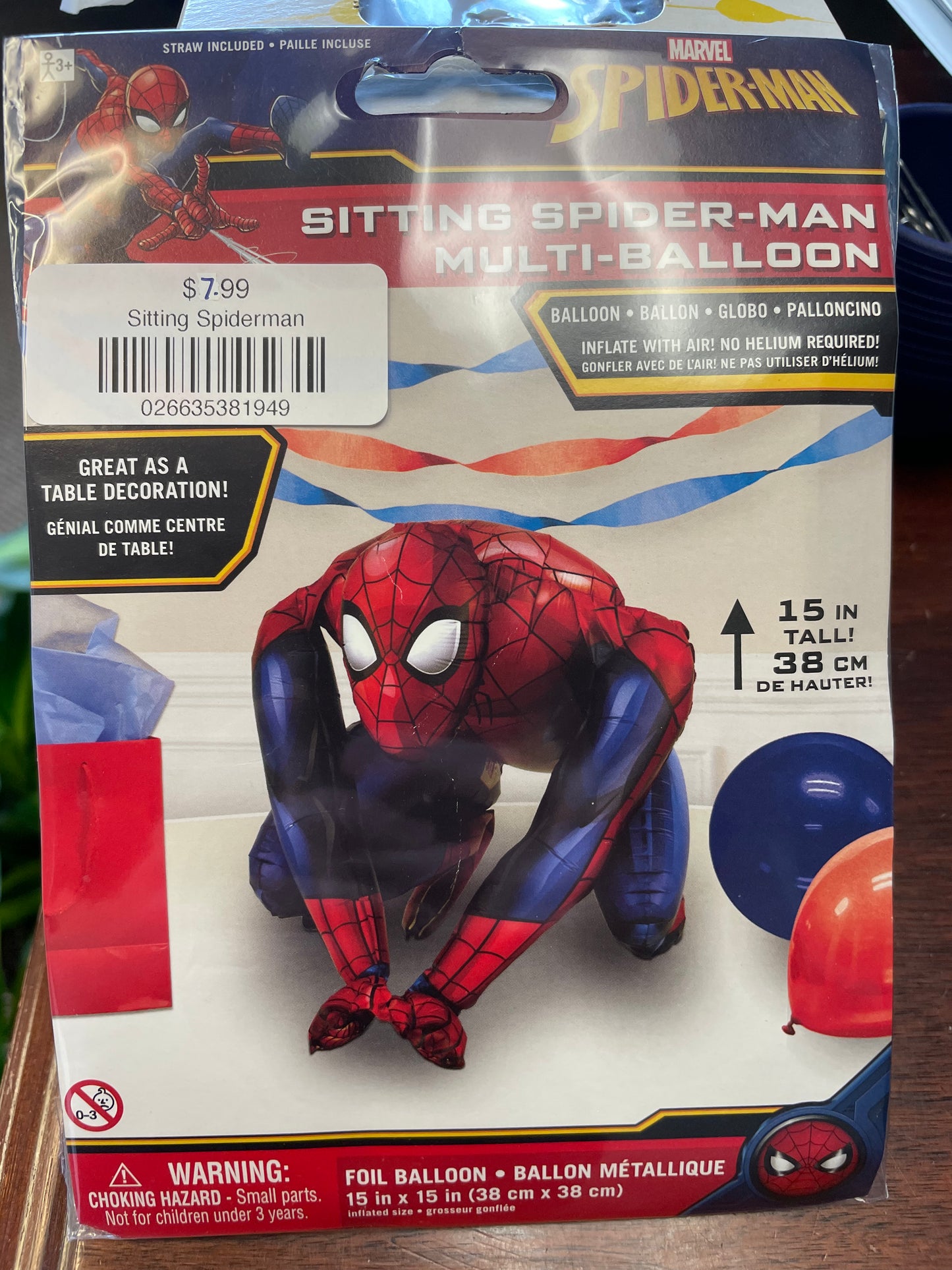 Sitting Spiderman