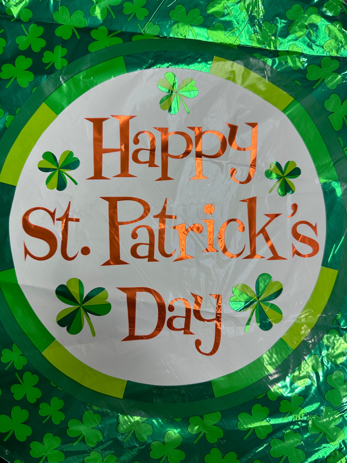 Happy St. Patrick's Day Shamrocks