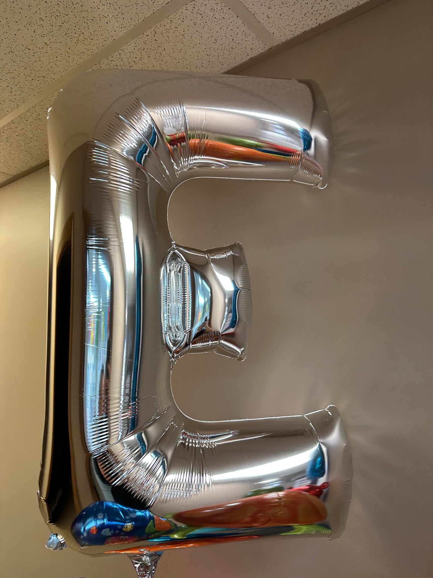 34" Large Silver Letters