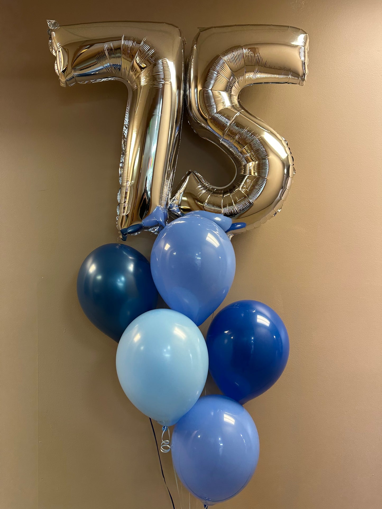 26" Midsize Silver Numbers