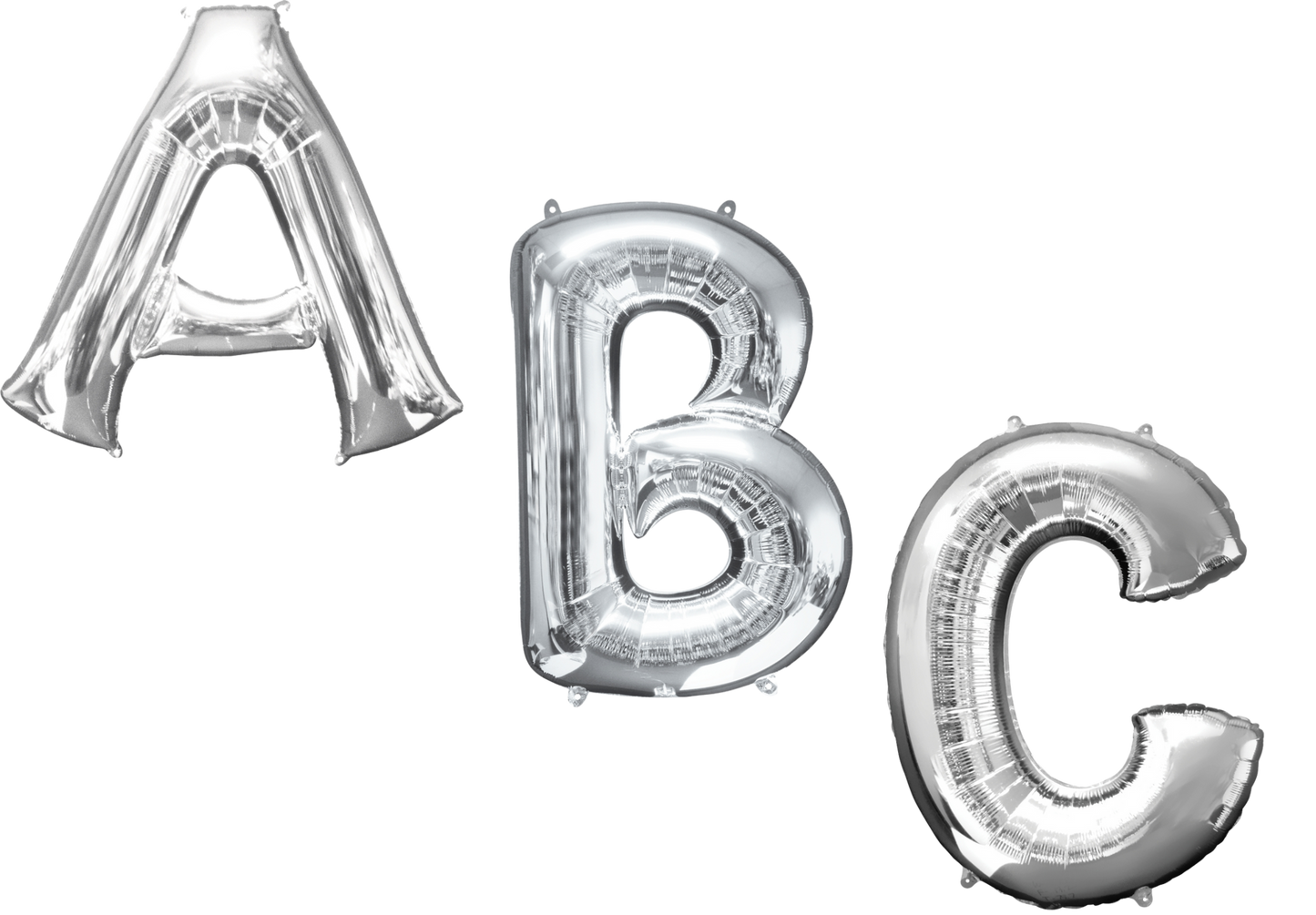 34" Large Silver Letters