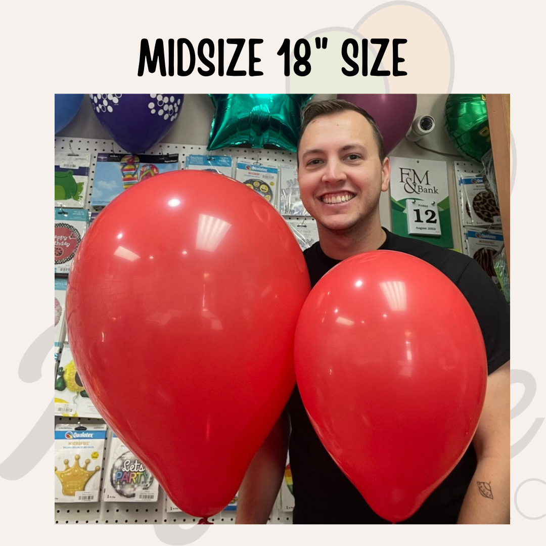 18" Midsize Latex Balloons