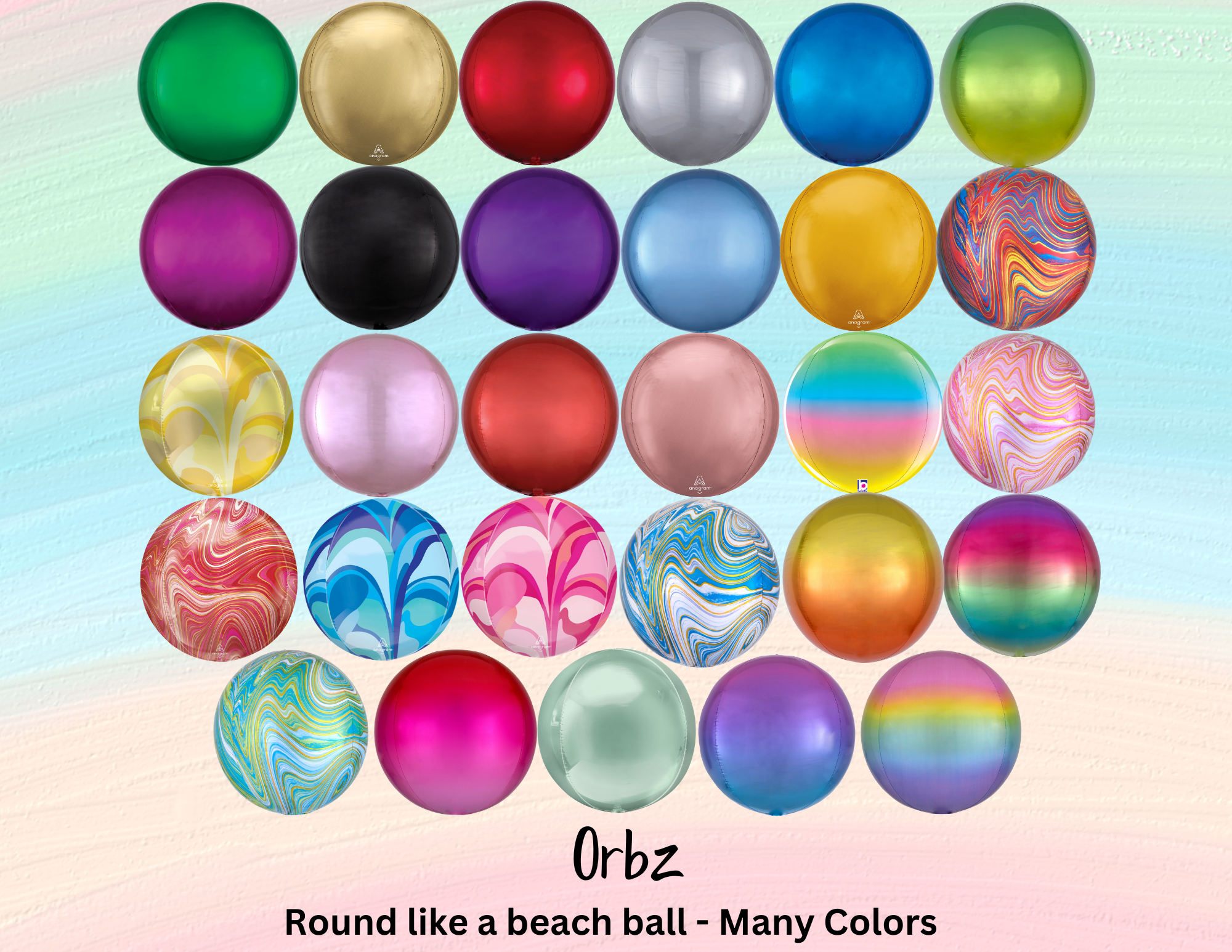 Solid Color Foils – Inflate Balloons
