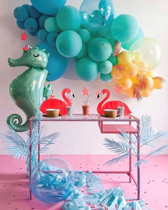 Seahorse Wishes - SuperShape Balloon