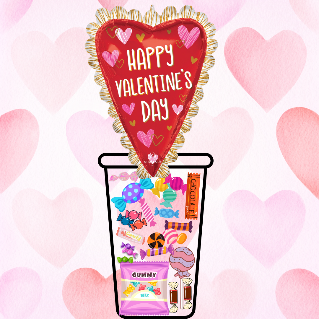 Valentine's Day Candy Cup