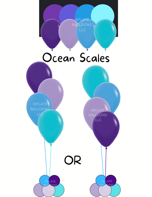 Ocean Scales - Latex Bouquet